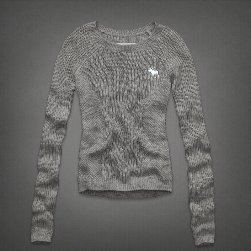 Abercrombie Fitch Mujeres De Cuello Redondo Jersey AF8304